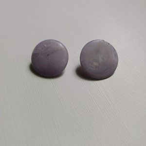 *5 for $10* Vintage Lilac Stone Earrings